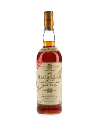Macallan 10 años Full Proof Bottled 1980s