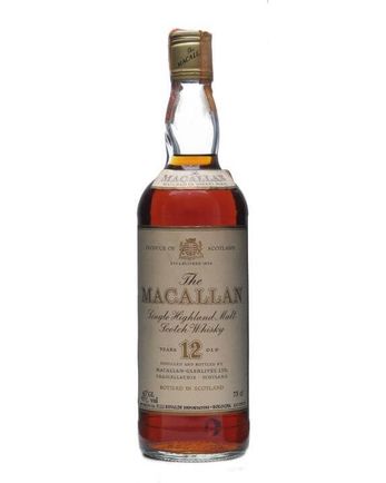 Macallan 12 años Bottled 1980s
