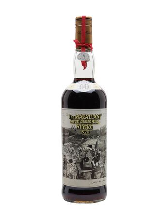 Macallan 1926 60 años Peter Blake Label