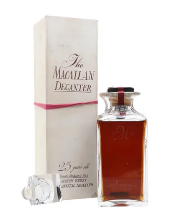 Macallan 1962 25 años Crystal