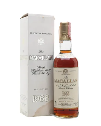 Macallan 1966 18 años Vintage Label