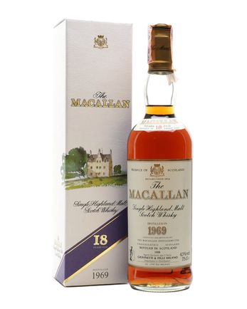 Macallan 1969 18 años Vintage Label