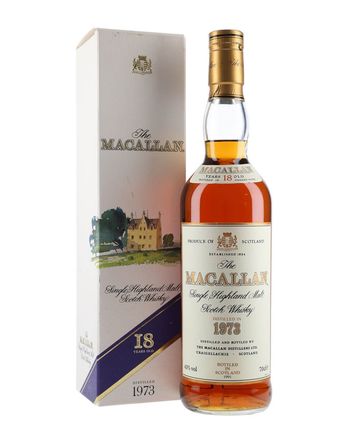 Macallan 1973 18 años Vintage Label