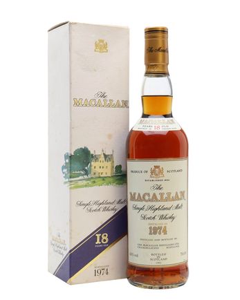 Macallan 1974 18 años Vintage Label