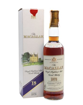 Macallan 1978 18 años Vintage Label