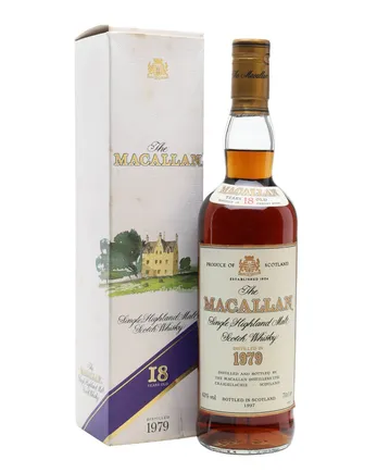 Macallan 1979 18 años Vintage Label