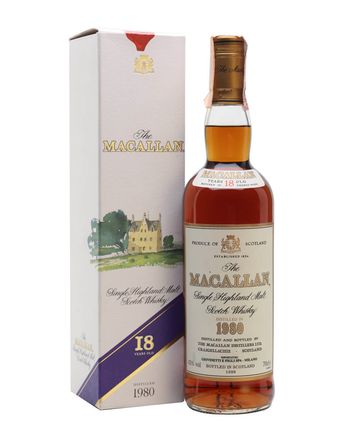 Macallan 1980 18 años Vintage Label