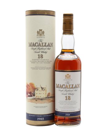 Macallan 1985 18 años Vintage Label