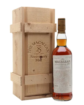 Macallan 25 años Sherry Oak Bottled 1980s