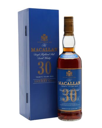 Macallan 30 años Blue Label