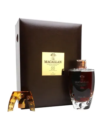 Macallan 55 años Lalique Crystal Decanter