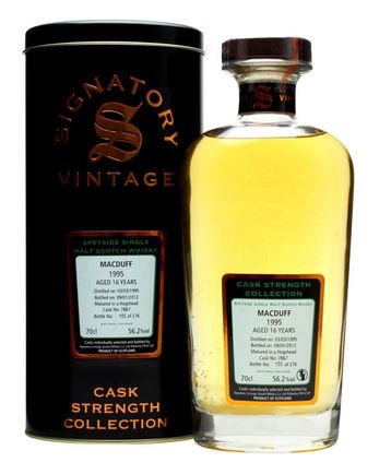 Macduff 1995 16 años Cask #7867 Signatory Cask Strength Collection