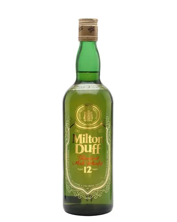 Miltonduff 12 años Screen Printed Label