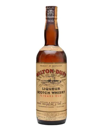 Miltonduff 13 años Liqueur Whisky Bottled 1950s
