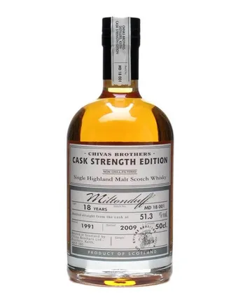 Miltonduff 1991 18 años Cask Strength Edition