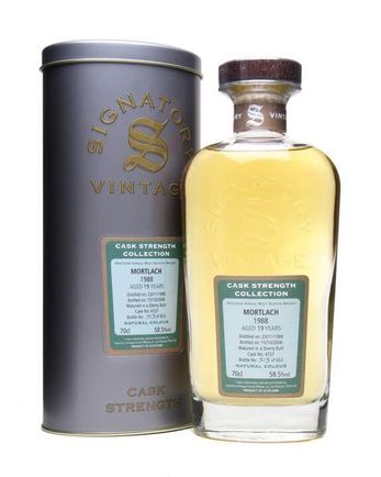 Mortlach 1988 19 años Signatory Cask Strength Collection