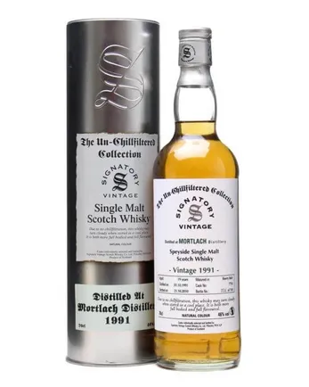 Mortlach 1991 19 años Sherry Butt #7710 Signatory Un-Chillfiltered Collection