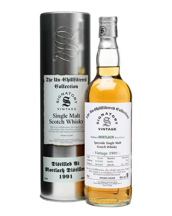 Mortlach 1991 20 años Un Chillfiltered Signatory Un-Chillfiltered Collection