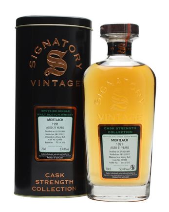 Mortlach 1991 21 años Sherry Butt #12943 Signatory Cask Strength Collection