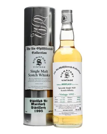 Mortlach 1995 17 años Casks #4090+1 Signatory Un-Chillfiltered Collection