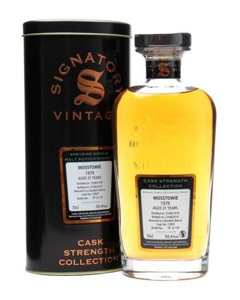Mosstowie 1979 31 años Bourbon Barrel #12907 Signatory Cask Strength Collection