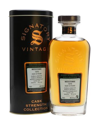 Mosstowie 1979 33 años Cask #1307 Signatory Cask Strength Collection