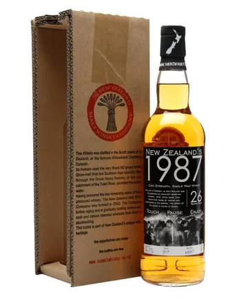 New Zealand's 1987 24 años Touch Pause Engage The New Zealand Malt Whisky Company Ltd