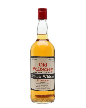 Old Pulteney 8 años Bottled 1970s Red Letters Gordon & Macphail
