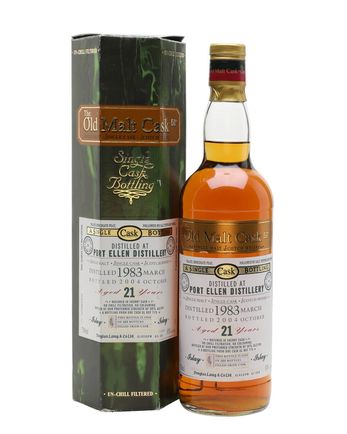 Port Ellen 1983 21 años Sherry Cask # 775 Douglas Laing Old Malt Cask