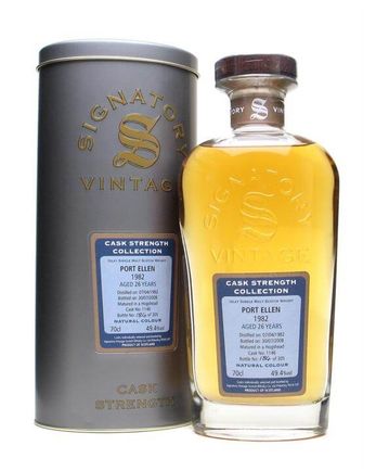 Port Ellen 1982 26 años Cask 1146 Signatory Cask Strength Collection