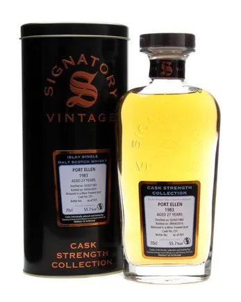 Port Ellen 1983 27 años Wine Treated Butt Signatory Cask Strength Collection