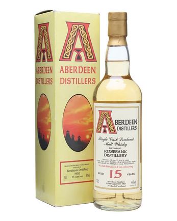 Rosebank 1990 15 años Aberdeen Distillers