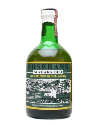 Rosebank 34 años Bottled 1980's Independent Bottling