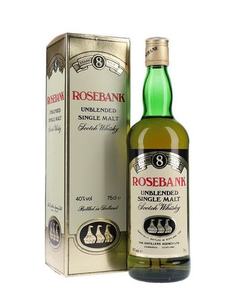 Rosebank 8 años 3 Stills Label Bottled 1980s