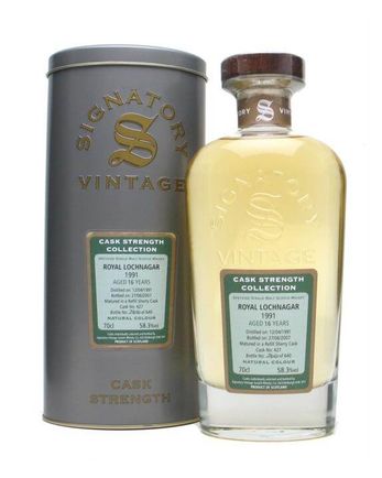 Royal Lochnagar 1991 16 años Signatory Vintage Cask