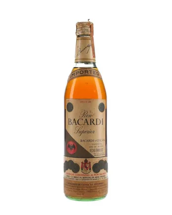 Bacardi Gold Mexico Bottled 1960s