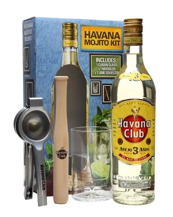 Havana Club 3 años Rum and Mojito Kit