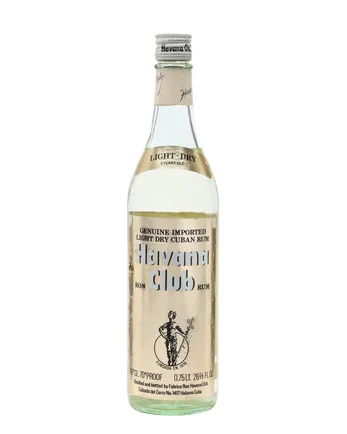 Havana Club Rum 3 años Light Dry Bottled 1970s
