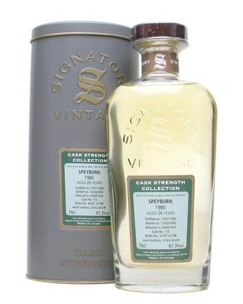 Speyburn 1980 26 años Signatory Cask Strength Collection