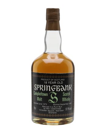 Springbank 1973 18 años Rum Butt Cadenhead's