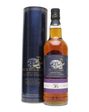Springbank 1969 36 años Cask 411 Dun Bheagan