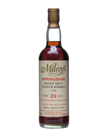 Springbank 1966 29 años Sherry Cask Milroy's