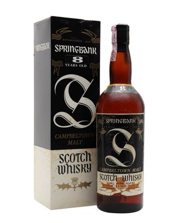 Springbank 8 años Bottled 1970s
