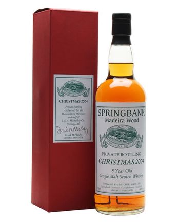 Springbank 8 años Madeira Wood Bottled Christmas 2004