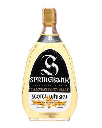 Springbank 8 años Oval Bottle Bottled 1970s