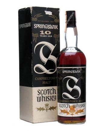 Springbank 10 años Sherry Cask Bottled 1970s