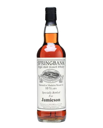 Springbank 10 años Madeira Wood Jamieson