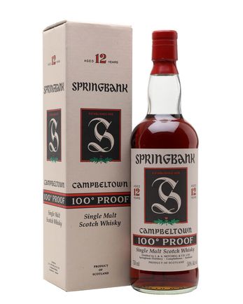 Springbank 12 años 100 Proof Bottled 1990s 75cl