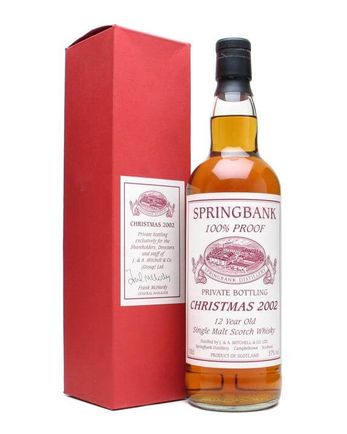 Springbank 12 años Christmas 2002