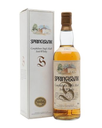Springbank 1965 Distillery Label